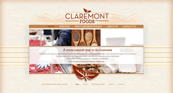 Desktop Screenshot of claremontfoods.com